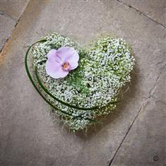 Mini Orchid Heart